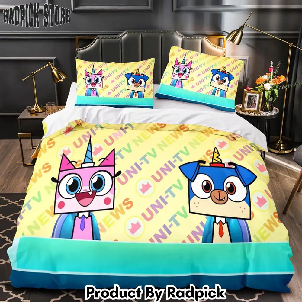 Unikitty bedding set quilt duvet cover bedding sets for kids gift  rp0430034
